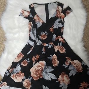 Charlotte Russe Floral Mini High Low Dress
